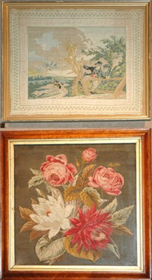 Lot 585 - Two Framed Needlepoint Pictures