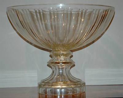 Lot 657 - Anglo-Irish Style Glass Center Bowl Height 12...