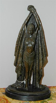 Lot 538A - Art Deco Bronze Figure of an Exotic Dancer...