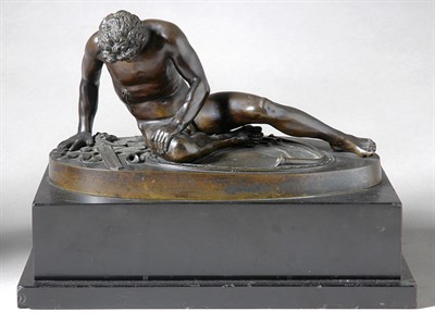 Lot 2502 - Italian Bronze Figure of The Dying Gaul After...