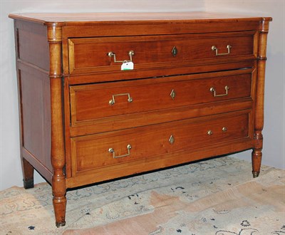 Lot 2441 - Provincial Louis XVI Fruitwood Commode Late...