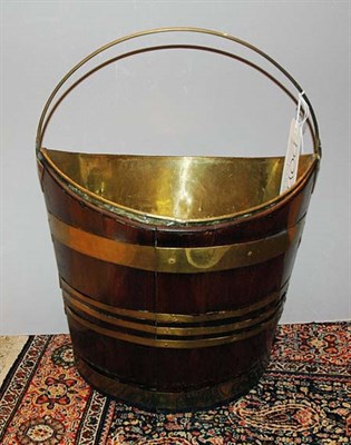 Lot 2261 - Dutch Brass Bound Mahogany Bucket Late...