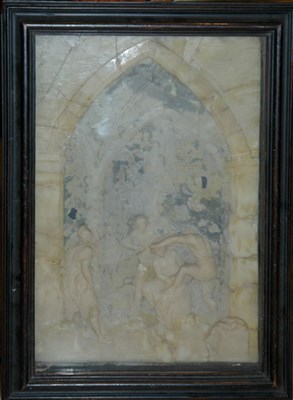 Lot 2155 - Continental Wax Relief of Christ and the...