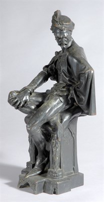 Lot 406 - Bronze Figure of a Renaissance Man Height 17...