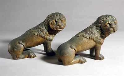 Lot 2151 - Pair of Continental Baroque Style Gilt-Bronze...