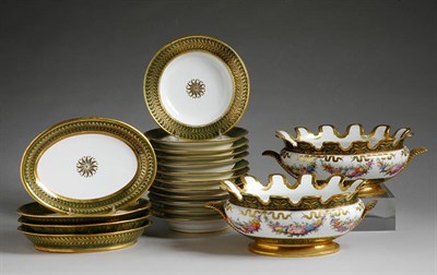 Lot 236 - Sevres Porcelain Partial Dessert Service Dated...