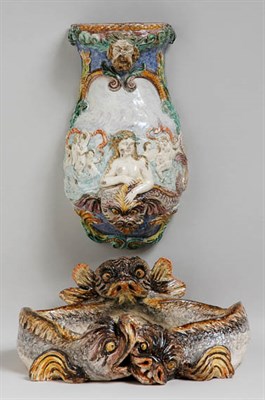 Lot 2235A - French Faience Lavabo 19th Century The basin...