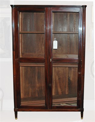 Lot 2469 - Louis XVI Mahogany Bibliotheque Predominantly...