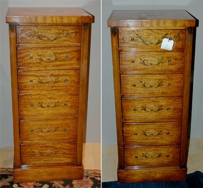 Lot 418 - Pair of Georgian Style Polychrome Decorated...