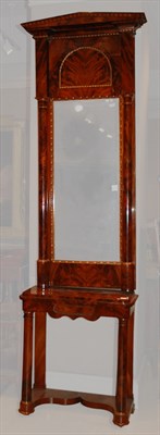 Lot 2566 - Baltic Neoclassical Mahogany Console and...