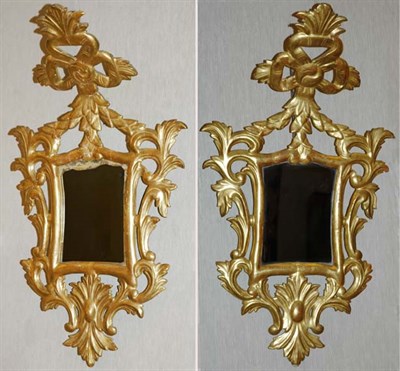 Lot 2243 - Continental Rococo Gilt-Wood Mirror 18th...