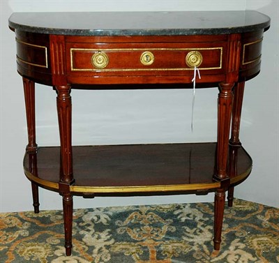 Lot 2543 - Louis XVI Gilt-Bronze Mounted Mahogany Console...