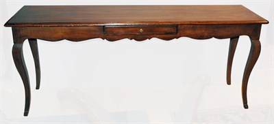 Lot 404 - Provincial Style Single-Drawer Console Height...