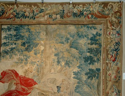 Lot 486 - Aubusson Tapestry France, 18th century...