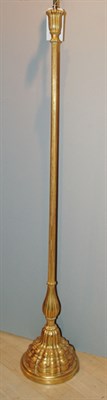 Lot 357 - Neoclassical Style Gilt-Wood Two-Light Floor...