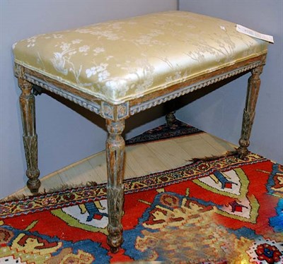 Lot 2431 - Louis XVI Painted Tabouret Late 18th century...