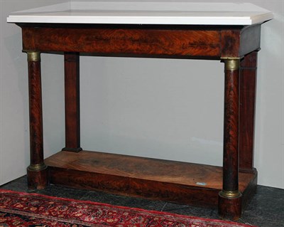 Lot 2567 - Empire Gilt-Bronze Mounted Mahogany Console...