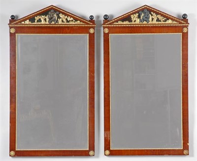 Lot 2556 - Pair of Baltic Neoclassical Parcel Gilt and...