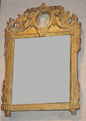 Lot 2439 - Louis XVI Gilt-Wood Mirror Late 18th century...
