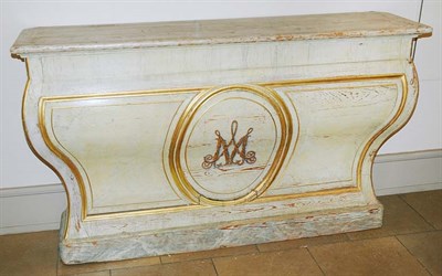 Lot 126 - Italian Parcel Gilt and Painted Sideboard...