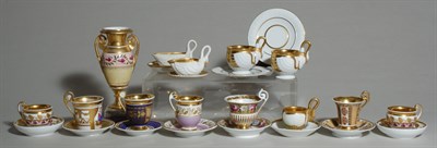 Lot 2544 - Group of Twelve of Twelve Paris Porcelain Cups...