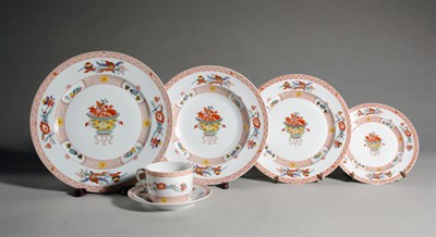 Lot 159 - Limoges Porcelain Dinner Service Approximately...
