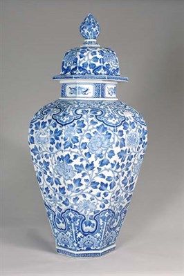 Lot 454 - Chinese Blue and White Porcelain Palace Jar...