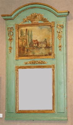 Lot 402 - Louis XVI Style Parcel Gilt and Painted...