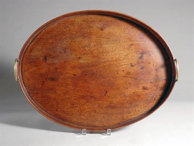 Lot 2352 - Late George III Mahogany Two-Handled Tray Of...