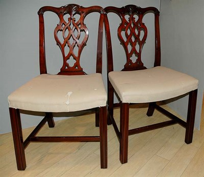 Lot 394 - Twelve Georgian Style Mahogany Assembled...