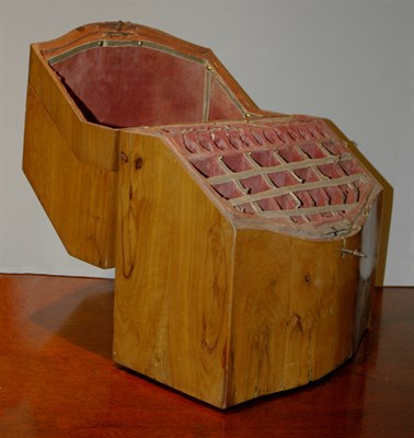 Lot 386 - Georgian Style Fruitwood Knife Box