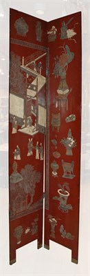 Lot 389 - Asian Coromandel Eight-Panel Screen Height 6...