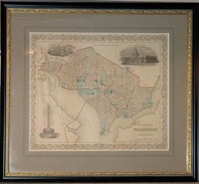 Lot 460A - [MAP] COLTON, J. H. Georgetown and the City of...