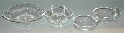Lot 422 - Group of Eight Steuben Glass Table Articles...
