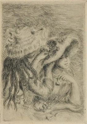 Lot 3255 - Pierre-Auguste Renoir LE CHAPEAU EPINGLE, 3E...