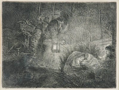 Lot 3253 - Rembrandt van Rijn THE ADORATION OF THE...