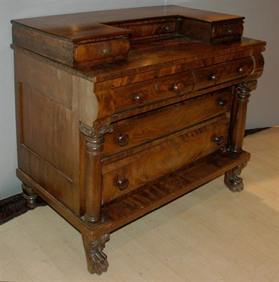 Lot 4172 - American Empire Mahogany Dresser Height 37 1/2...