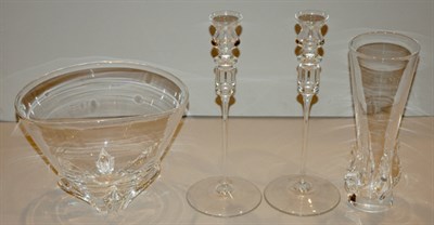 Lot 523 - Miscellaneous Group of Clear Glass Table...