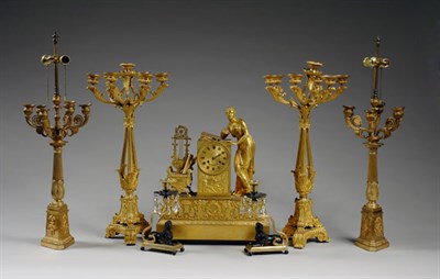 Lot 2549 - Pair of Charles X Gilt-Bronze Six-Light...