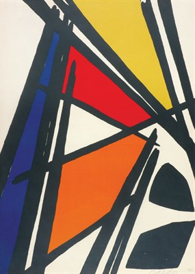 Lot 3105 - Alexander Calder TRAVAUX D'ACIER Color...