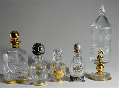 Lot 4211 - Miscellaneous Group of Four Decanters;...