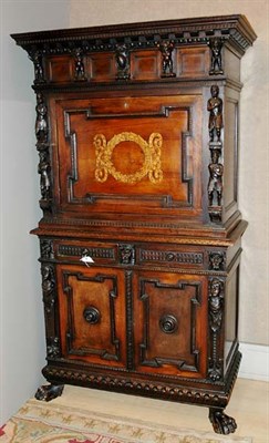 Lot 2327A - Renaissance Revival Marquetry Inlaid Mahogany...