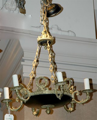 Lot 4429 - Empire Style Gilt and Patinated-Metal...