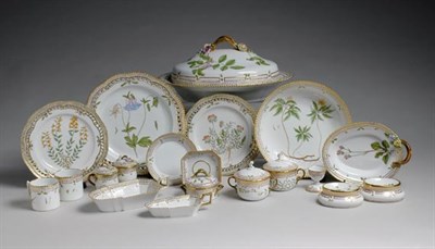Lot 2456 - Group of Royal Copenhagen Flora Danica...