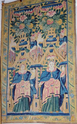 Lot 4523 - Continental Figural Tapestry Continental, 19th...