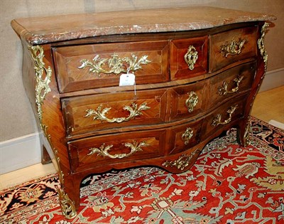 Lot 241 - Louis XV Gilt-Bronze Mounted Kingwood Commode...