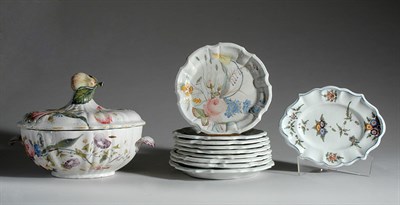 Lot 233 - Assembled Italian Faience Dinner Service...