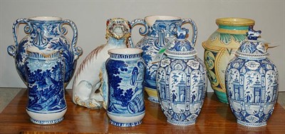 Lot 226 - Miscellaneous Group of Eight Pottery Articles...
