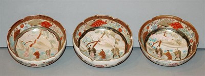 Lot 330 - Group of Twelve Satsuma Pottery Finger Bowls