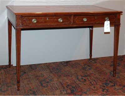 Lot 327 - Georgian Style Satinwood Inlaid Mahogany...